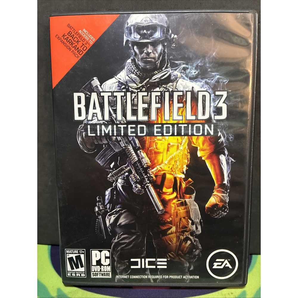 Electronic Arts Battlefield 3 Limited Edition PC M Mature 2 Discs!
